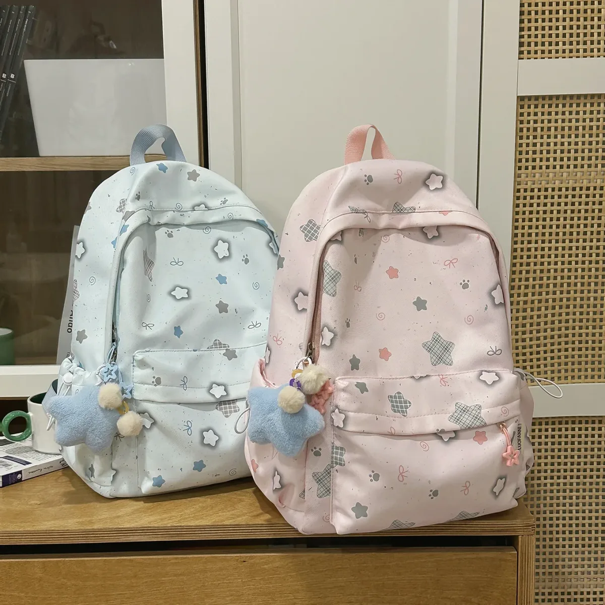 sac à dos scolaire de style coréen - sac à dos haut de gamme de niche avec grande capacité et design léger pour un portage sur les deux épaules