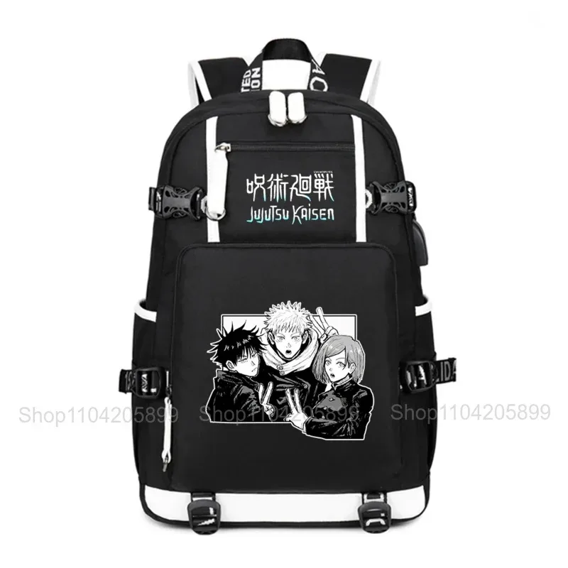 sac à dos jujutsu kaisen, mochila anime, cartable pour étudiants et adolescents, sacs d'école pour garçons et filles, grand sac à dos de voyage quotidien, cadeau