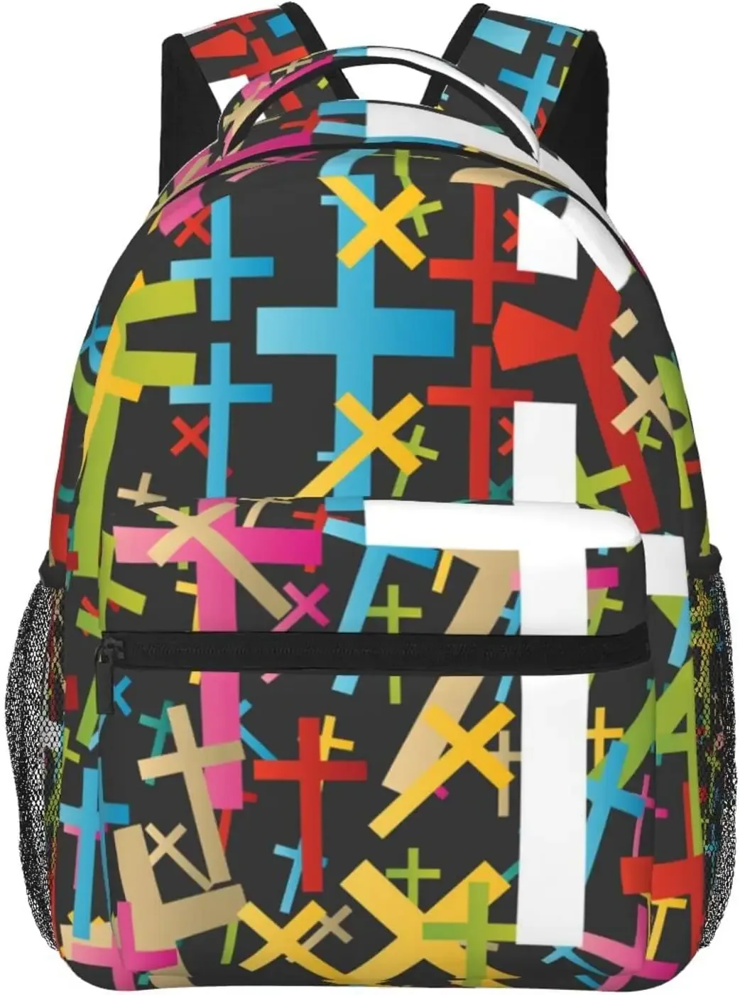 sac à dos en croix de jésus pour hommes et femmes, sac à livres léger, sac à dos pour ordinateur portable, voyage chrétien, mode