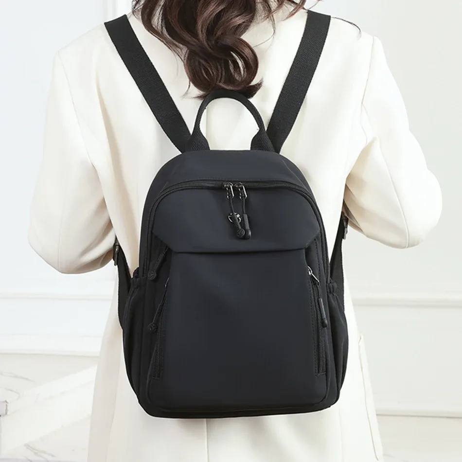 sac à dos en nylon imperméable pour femme, sac à dos solide, sacs d'école décontractés, sac de voyage, sac initié par les filles, haute qualité, nouveau