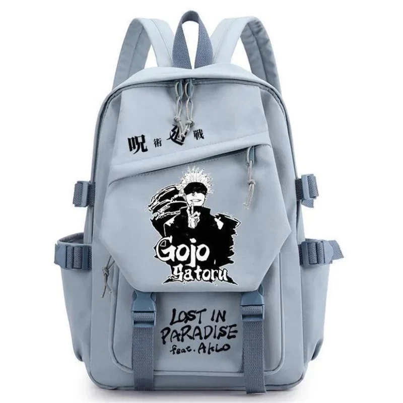 sac à dos anime jujutsu kaimmense pour hommes et femmes, cartable pour adolescents, sacs pour ordinateur portable gojo satoru, cartable d'extérieur à la mode