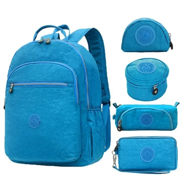 aceperch – sac à dos d'école en nylon pour filles et adolescentes, pour ordinateur portable