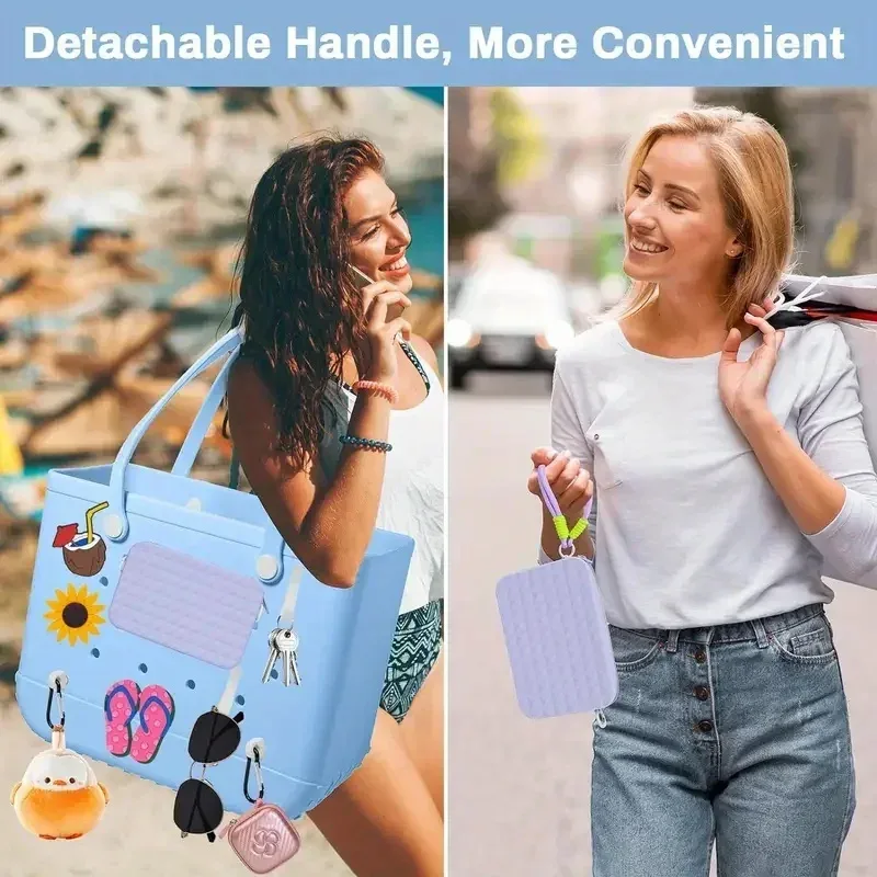 support de téléphone en silicone, sac d'insertion durable et résistant à l'eau, protection de téléphone portable de voyage d'été, sacs de plage, organisateur d'accessoires