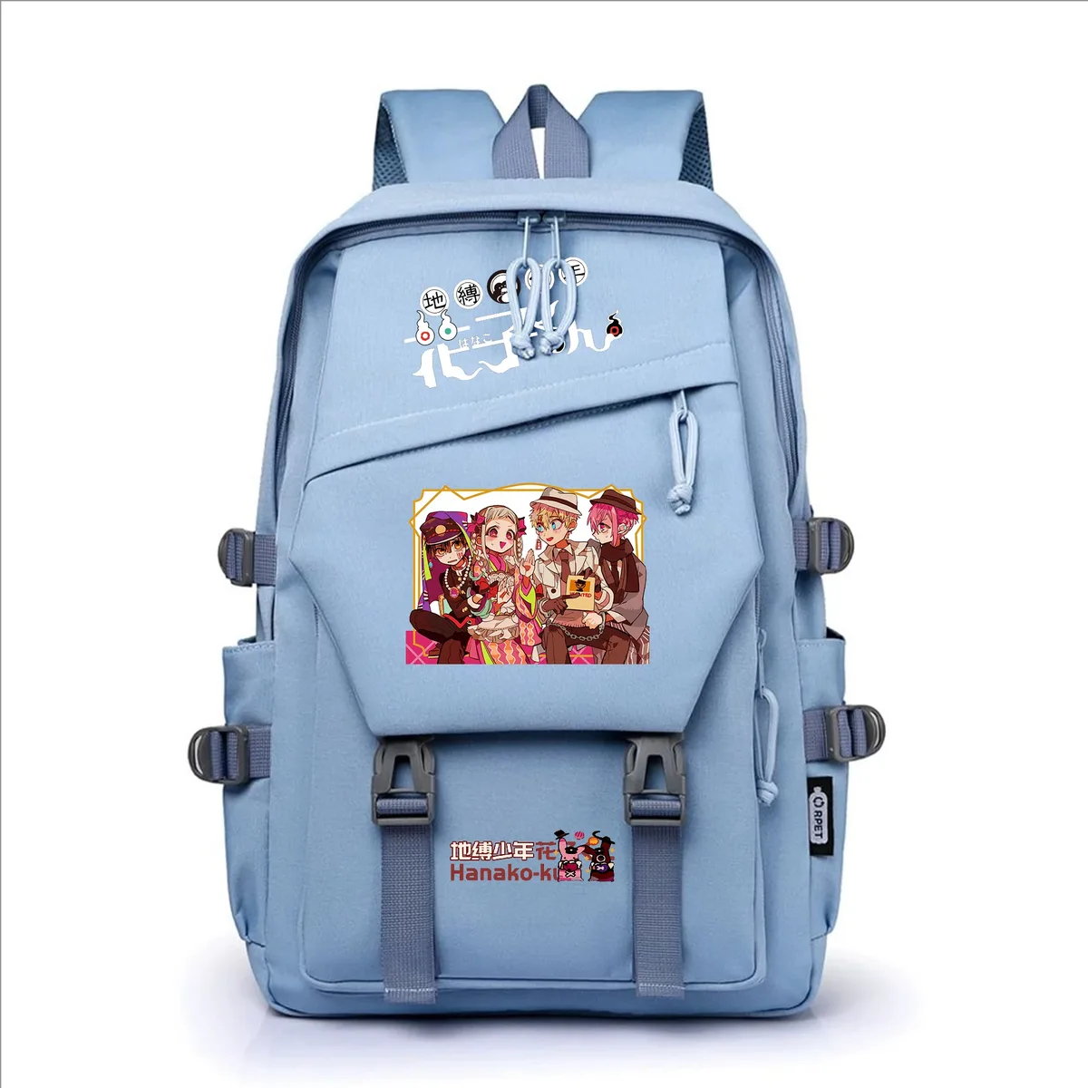 sacs à dos décontractés pour étudiants, sacs à livres pour filles, sacs à dos pour ordinateur portable, sacs à bandoulière, motif dessin animé anime toilet-bound hanako-kun