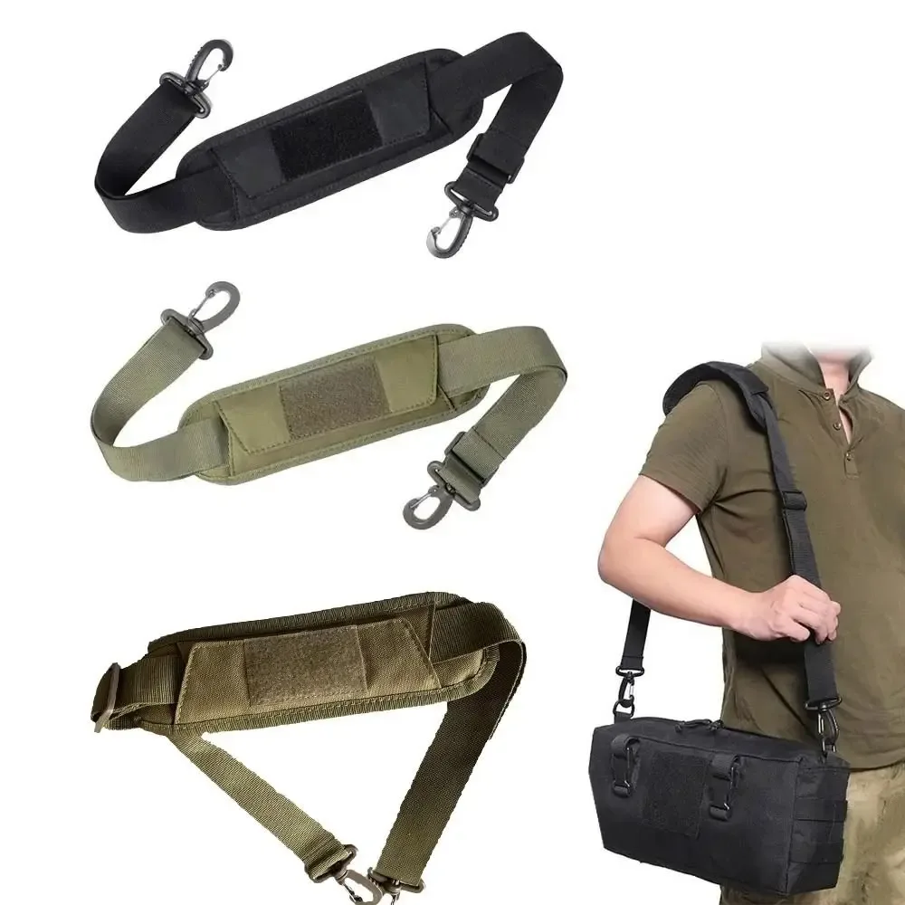 Chaîne de sac à bandoulière réglable de couleur unie, rallonge de sac en nylon, ceinture de sac amovible avec rembourrage, chaîne de sac à bandoulière