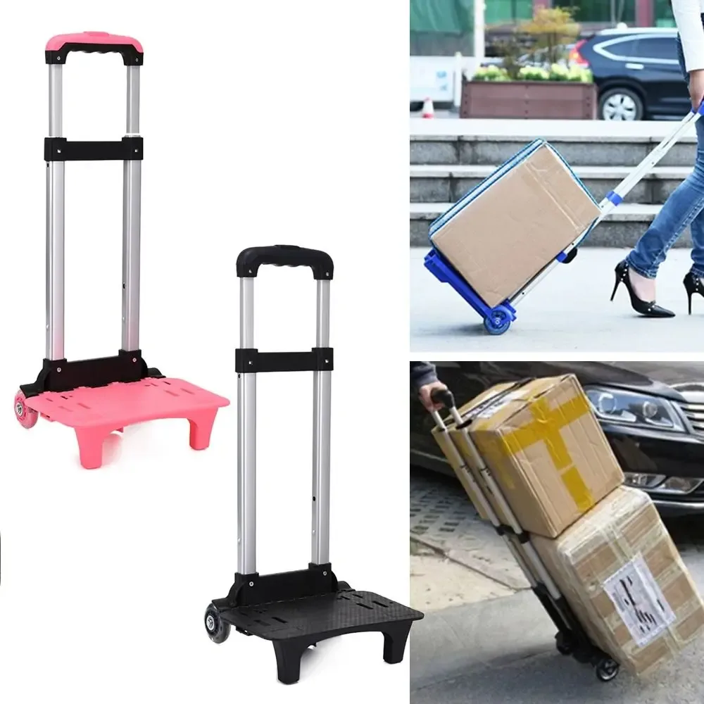 Chariot à 2 roues T1 durable en alliage d'aluminium, pliable, traction, le plus récent Electrolux pour étudiant, sac à dos pour animal de compagnie, bagage, chariot à main de voyage