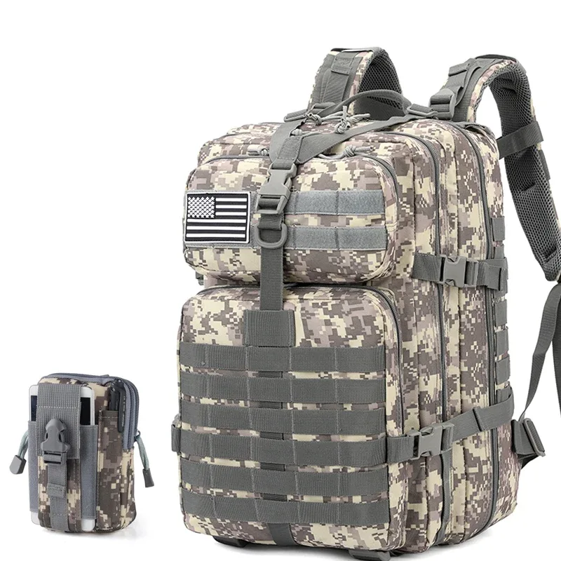 sac à dos de travail et militaire 3 fois plus résistant |   résistant et robuste |   kit de survie molle 3 jours avec petite boucle de sécurité