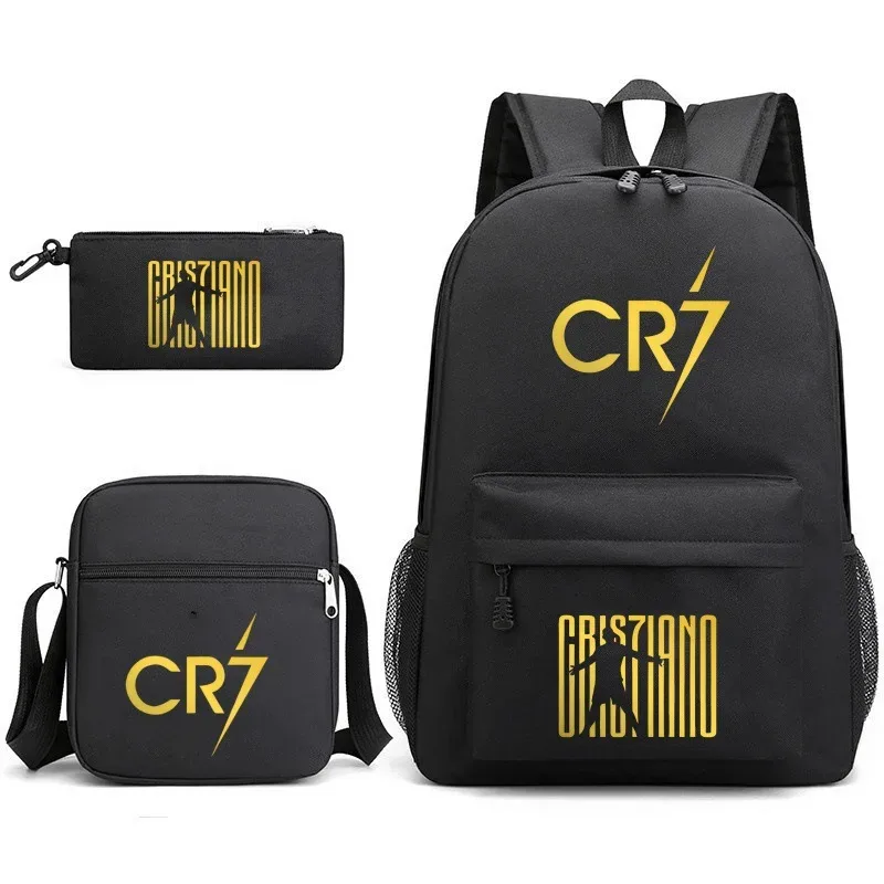 sac à dos imprimé cr7, sac à dos de sport, de football, décontracté, pour femmes et hommes, sacs d'école pour ordinateur portable, sacs d'école harajuku, sacs de voyage pour femmes et hommes