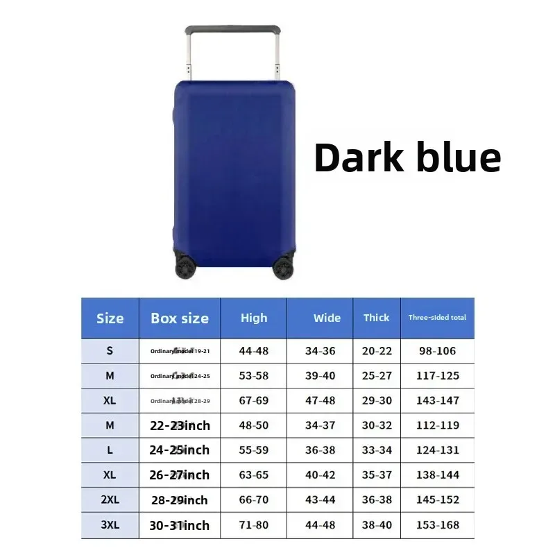 housse de bagage de voyage sportive épaissie pour tige de traction large, housse de protection spécialisée anti-poussière pour valise et étui en cuir