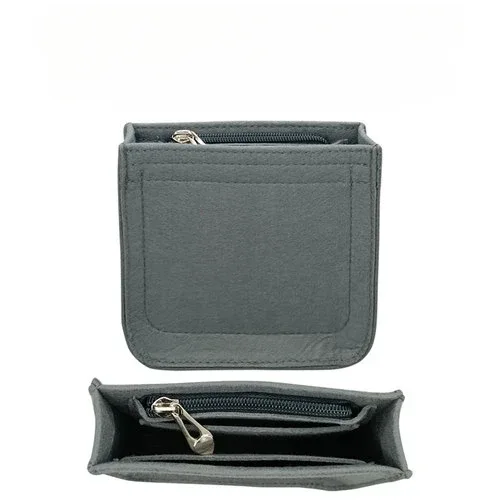 pour h evelyne 16 29 33 sac d'insertion feutre maquillage organisateur sac intérieur sac à main portable base shaper