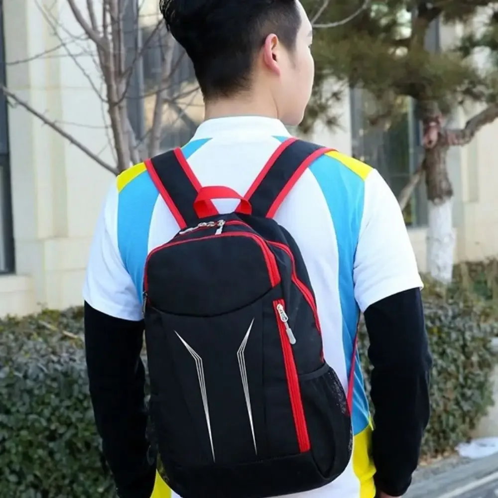 sac à dos de montagne pliable simple, sac à dos de cyclisme en nylon avec fermeture éclair, imperméable, grande capacité, sac à dos de voyage, camping