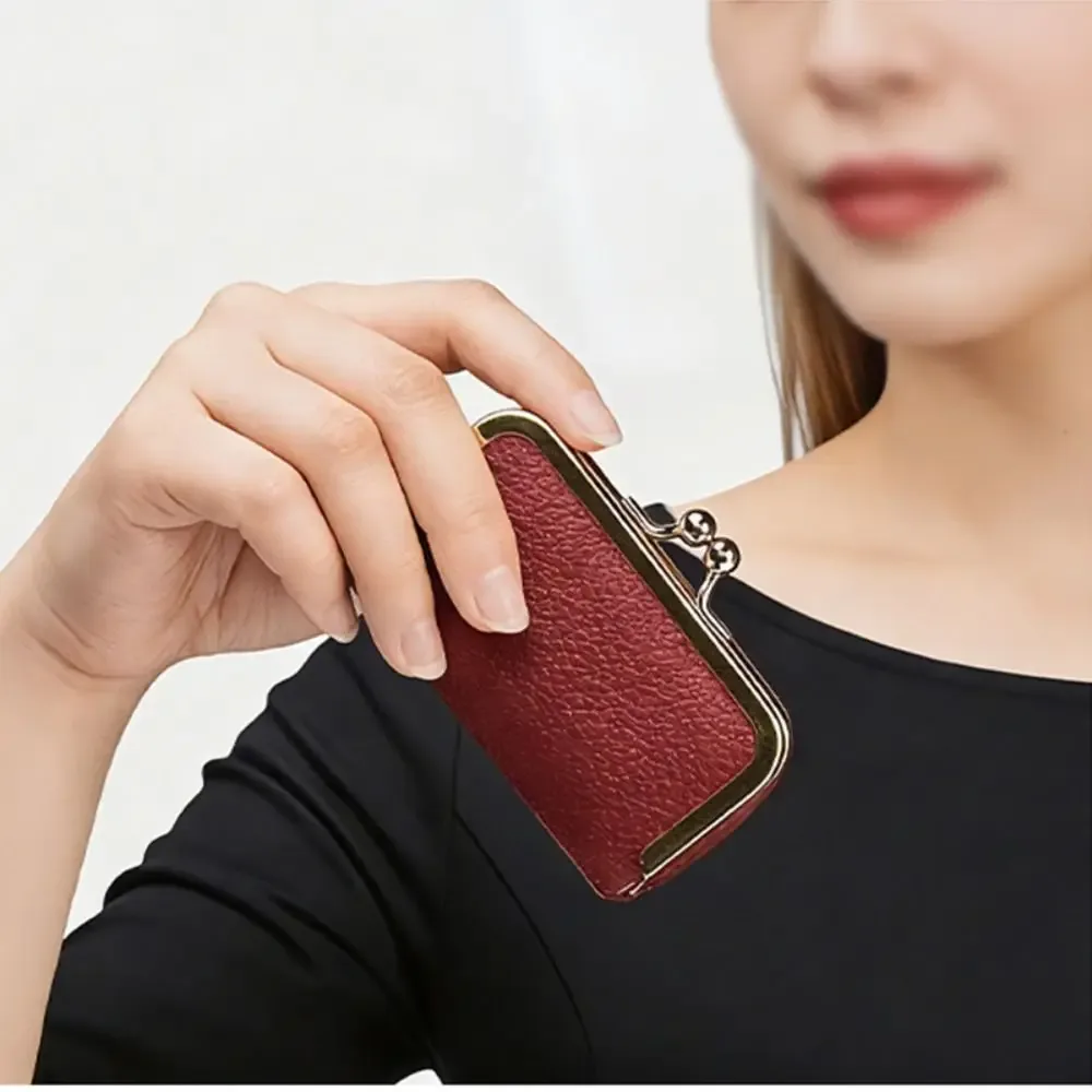 élégant sac à rouge à lèvres portable exquis avec miroir de maquillage, boîte de rangement pour bijoux, trousse de maquillage simple anti-perte pour clés et rouges à lèvres