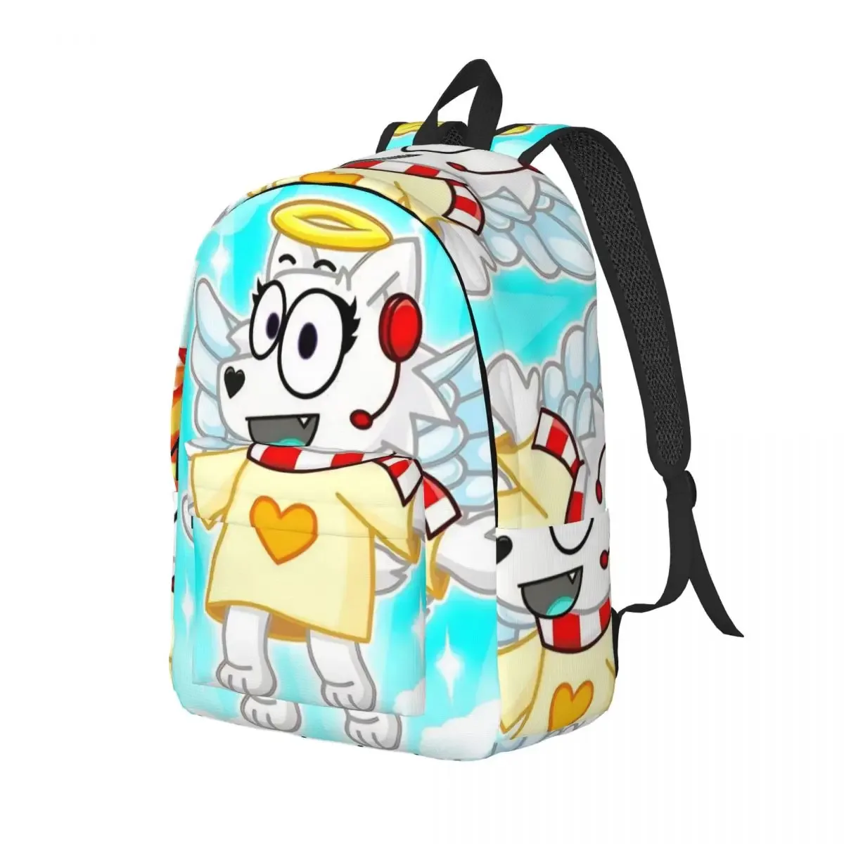 hamburger superdog tyler snowi foxs sac à dos primaire lycée étudiant dessin animé bookbag hommes femmes sac à dos randonnée