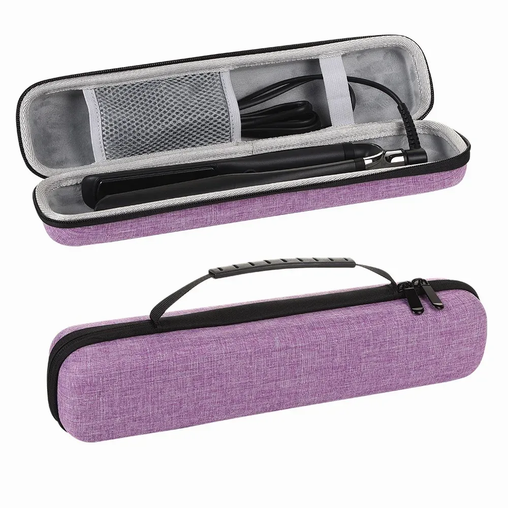 sac de rangement pour fer à friser et lisseur de voyage, coque rigide en eva, anti-pression et anti-chute, boîte de rangement portable