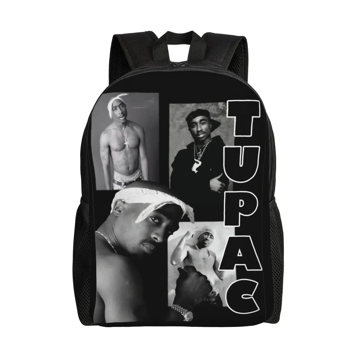 sac à dos populaire du rappeur 2pac pour hommes et femmes, sac à dos cool pour le lycée, la randonnée, les voyages, sac à dos en toile tupac pour l'université, cadeau
