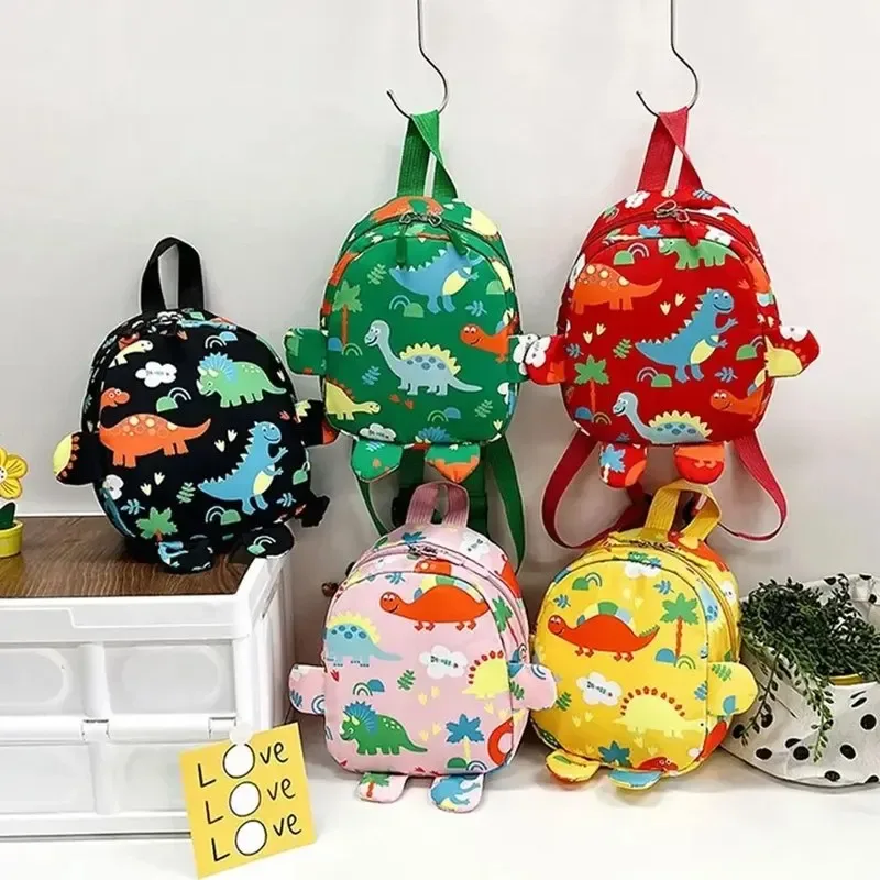 Mignon dessin animé dinosaure bébé sacs à dos maternelle cartable enfants garçons filles sacs d'école réglable animaux enfant sac à dos