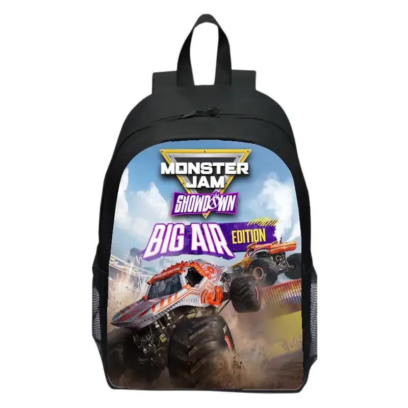 monster jam truck sac à dos pour enfants sac à dos d'école primaire sac à dos de maternelle étudiants masculins et féminins