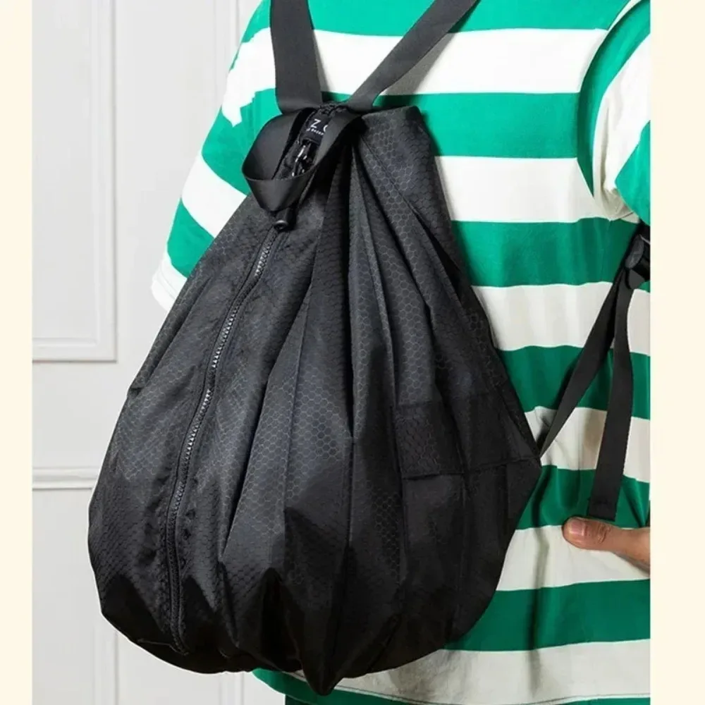 sac à dos pliable simple de grande capacité, pour voyages en plein air, pique-niques, camping, portable, épais, imperméable, sac à dos de sport pliable