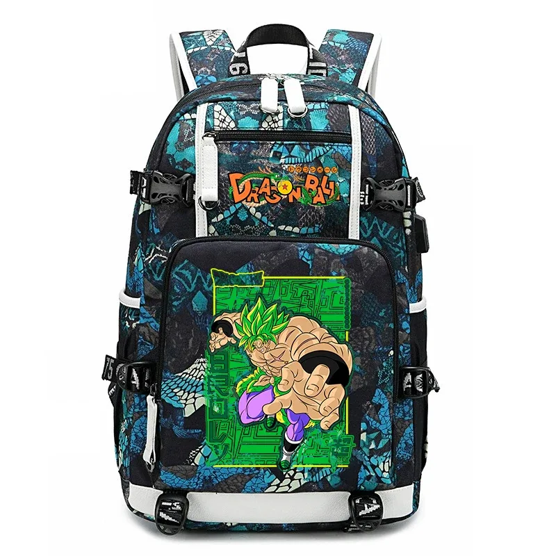 sac à dos imprimé dragon ball z pour étudiants, grande capacité, sac à dos décontracté pour enfants, adolescents, voyages scolaires