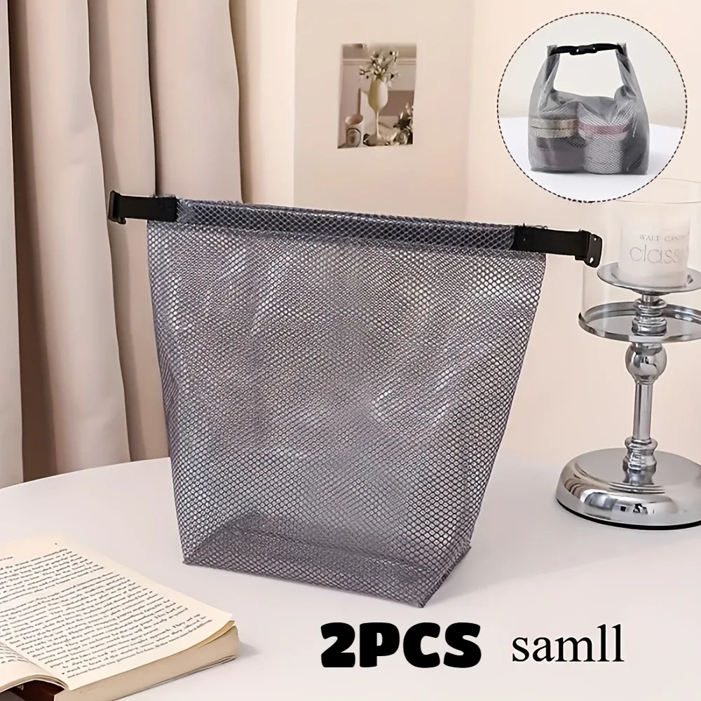 lot de 2 sacs de rangement étanches pour cosmétiques, vêtements de sport et de natation, pochette de voyage pour hommes et femmes, sac de lavage pour activités de plein air
