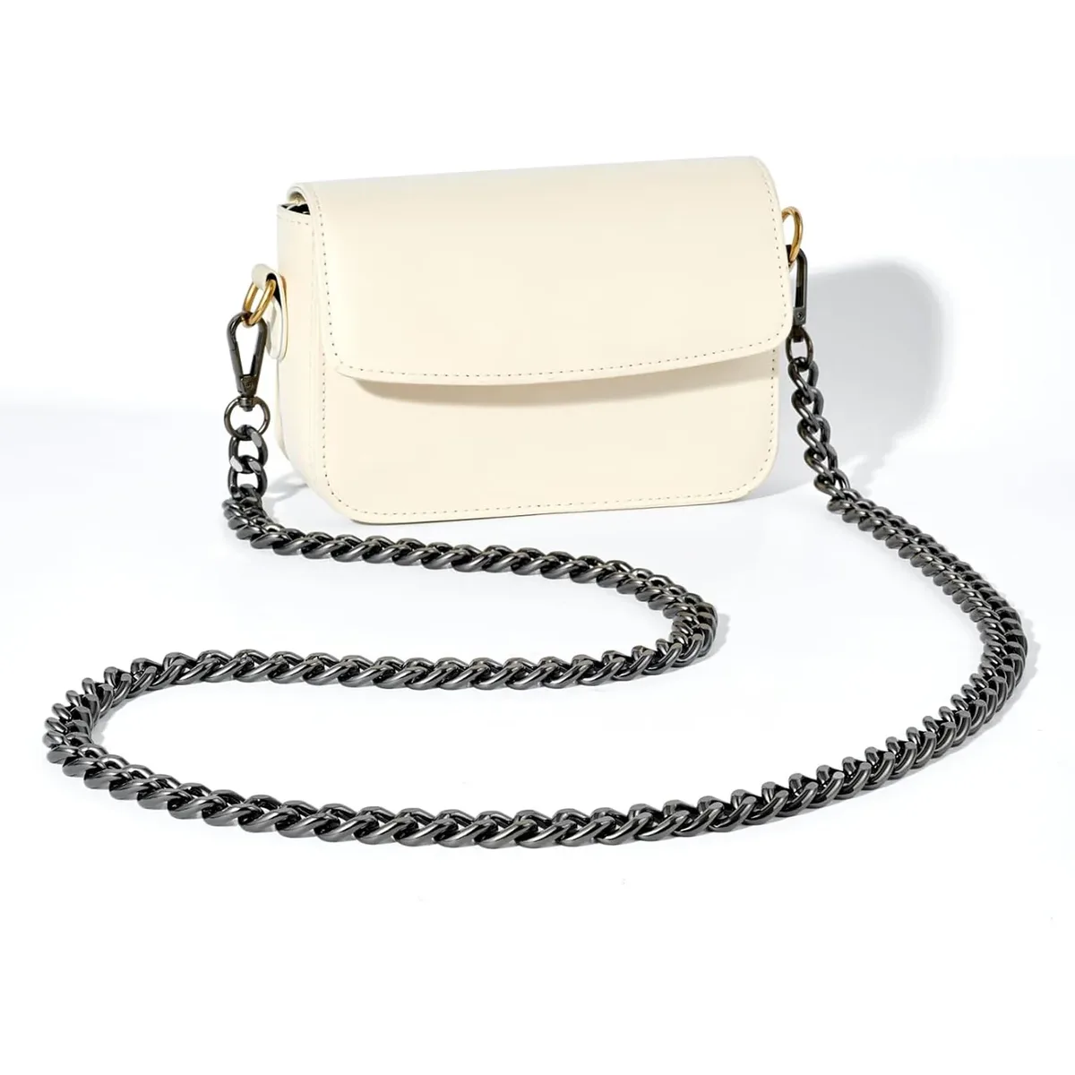 chaîne de sac en métal et aluminium, pièces de rechange, accessoires pour sac à main à bandoulière tissé à la main, bricolage, sangles détachables faites à la main