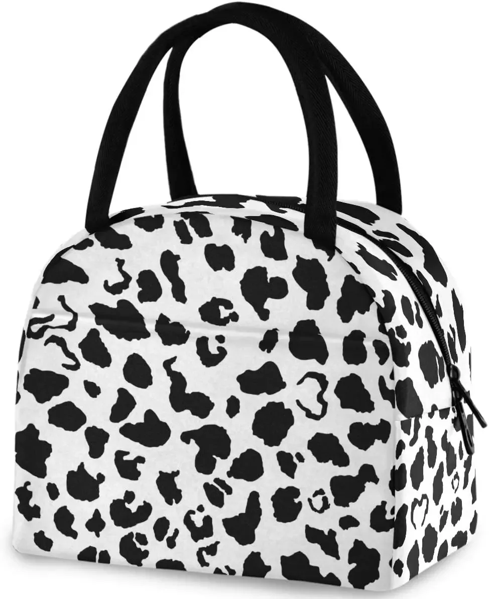 pop art pdpdogs-sac fourre-tout à déjeuner réutilisable avec poche avant, sac isotherme thermique isolé pour la rentrée scolaire, le travail, le pique-nique