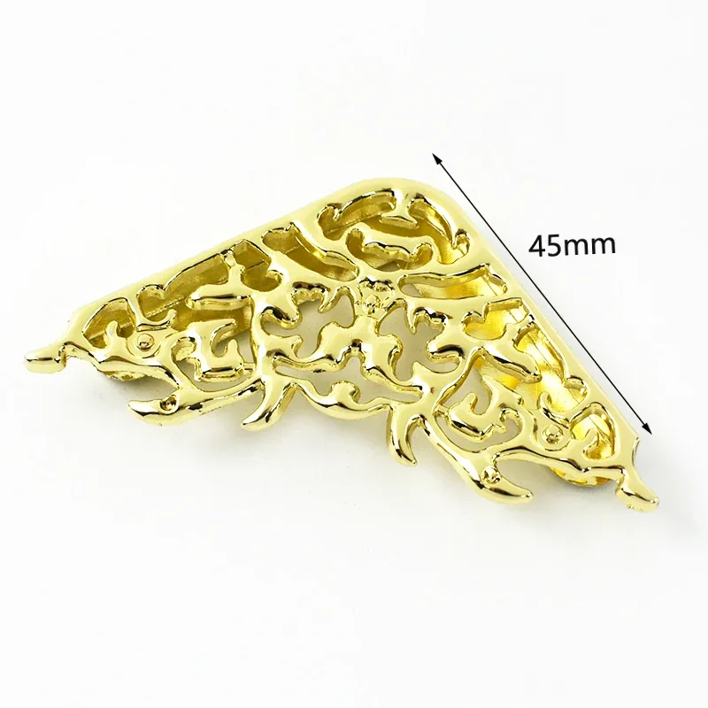 deepeel-boucles de protection des bords du sac à main, décoration d'angle de sac à bagages, fermoirs en métal, accessoires de quincaillerie de bricolage, 25mm, 35mm, 40mm, 45mm, 54mm, 5/10 pièces