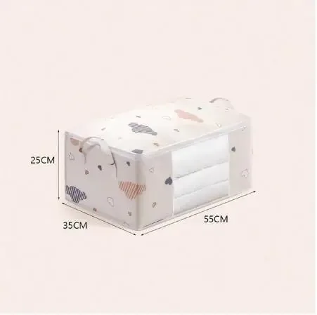 sac de rangement pour vêtements de grande capacité, organisateur avec poignée renforcée, adapté aux couvertures et à la literie, pliable avec fermeture éclair robuste
