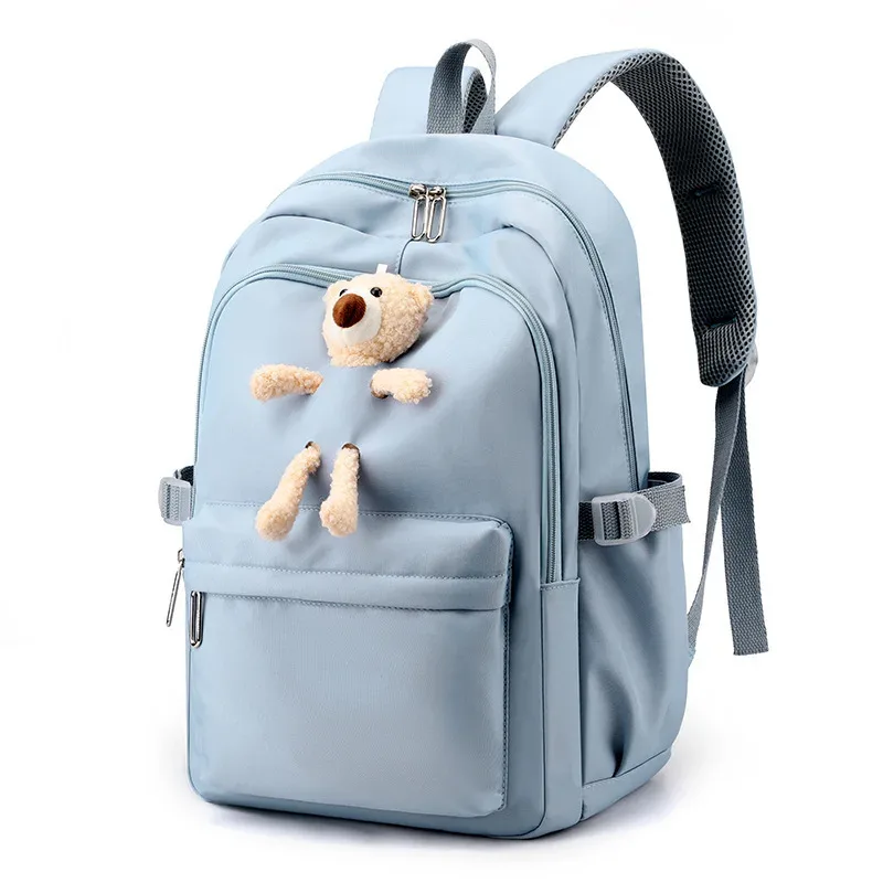 sac à dos de voyage simple de grande capacité pour filles, sac d'école décontracté pour collégiens, cadeaux pour enfants, haute qualité
