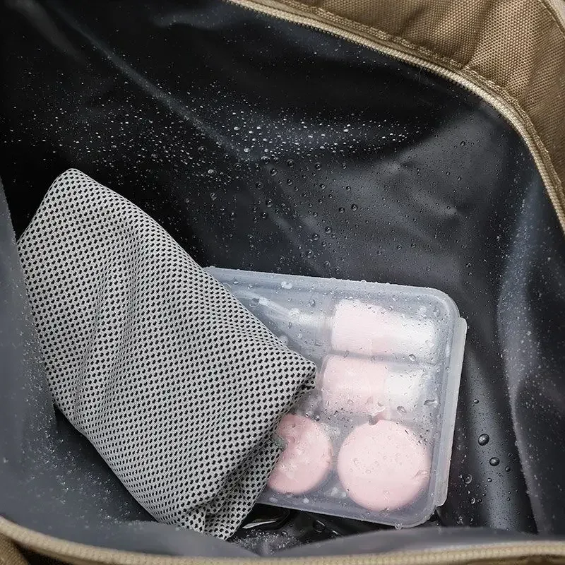 2025 nouveau sac de fitness mode sac à bagages hommes décontracté grande capacité sport sac à main voyage stockage bagages sac simple sac à fermeture éclair