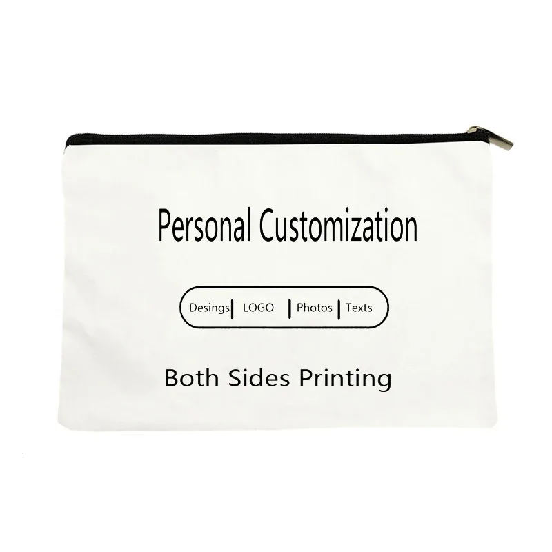 trousse de maquillage personnalisée avec photo et texte pour femmes, trousse de toilette diy tendance, vente chaude, cadeau idéal pour mariage, fête, anniversaire, extérieur