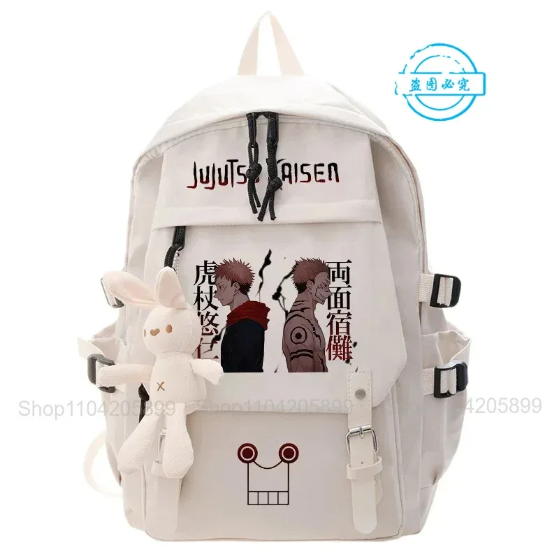 sac à dos jujutsu kaisen, sac d'école pour étudiants, cosplay, mochila, cadeaux pour garçons et filles, sac à dos de dessin animé, sac à dos pour ordinateur portable, sac à dos de voyage