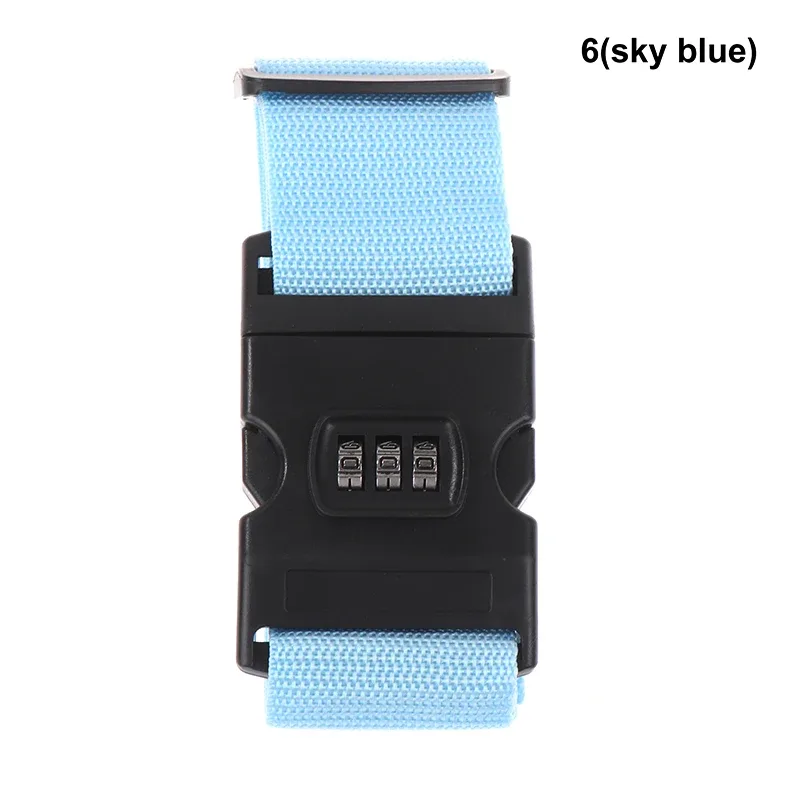 sangle d'emballage en nylon durable pour bagages de voyage, serrure sécurisée pour valise, ceinture, 1pc