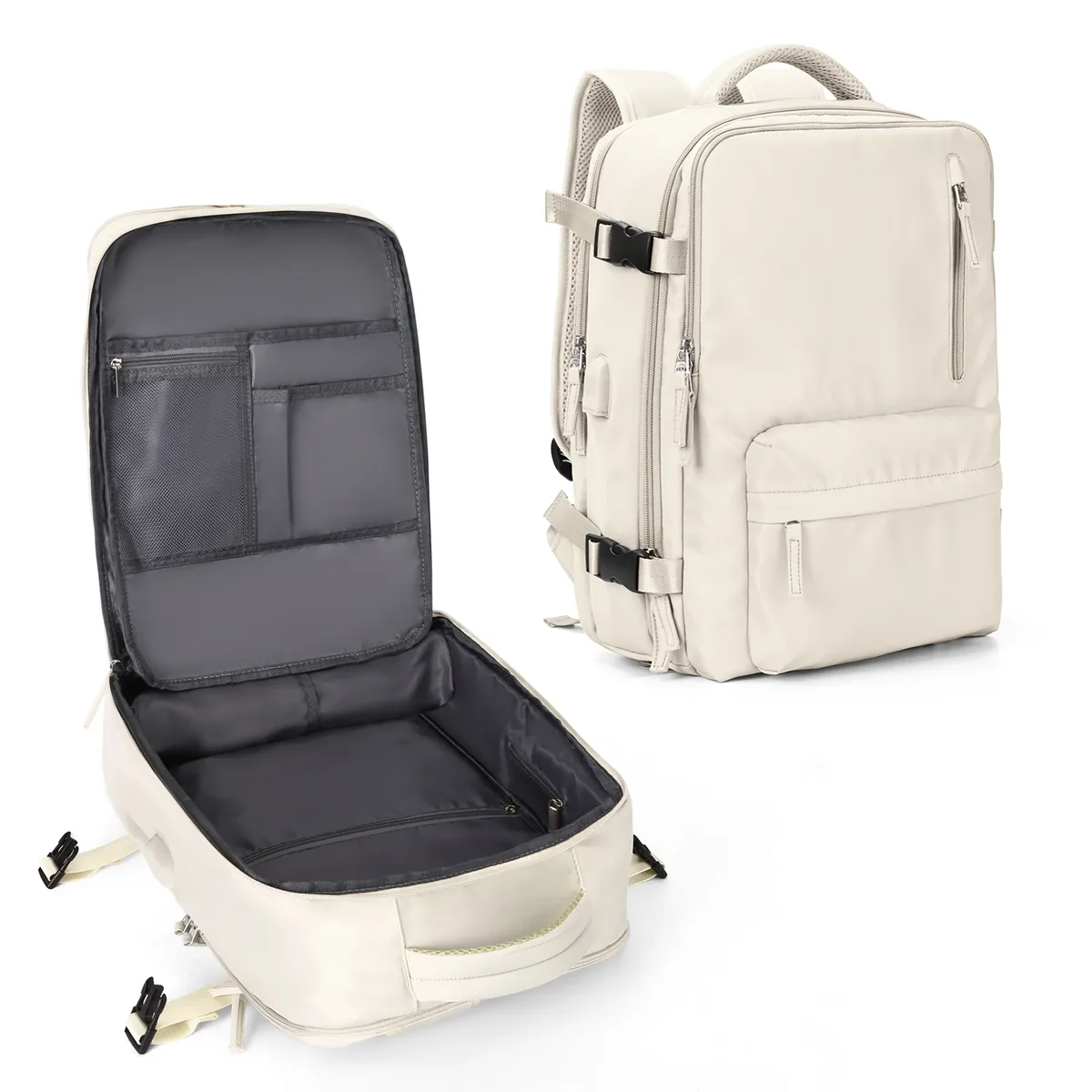 sac à dos de voyage, sac d'articles personnels pour vol approuvé, valise à main 35l, sac de week-end étanche pour hommes et femmes