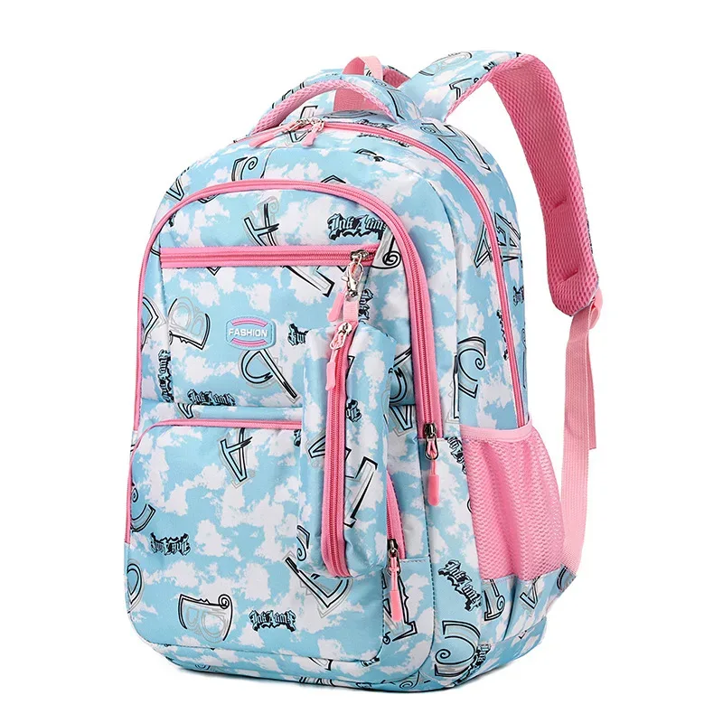 sac à dos tendance pour filles, élèves du primaire, trousse à crayons, sac d'école de style coréen, sacs à double épaule, gifs pour enfants