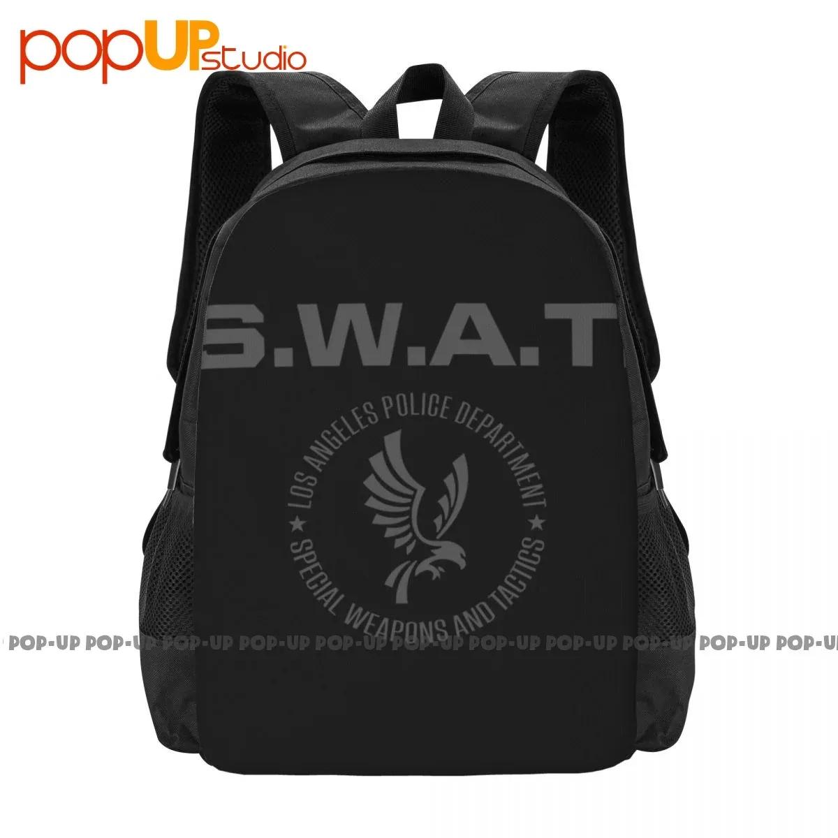 swat lapd los angeles police dep, série télévisée, s.w.a.t. sac à dos inspiré du reboot, grande capacité, style sport vintage