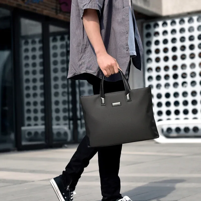 sac à main tendance 2026, grande capacité, sacoche d'affaires imperméable, sac à documents, grand sac à main de voyage pour homme