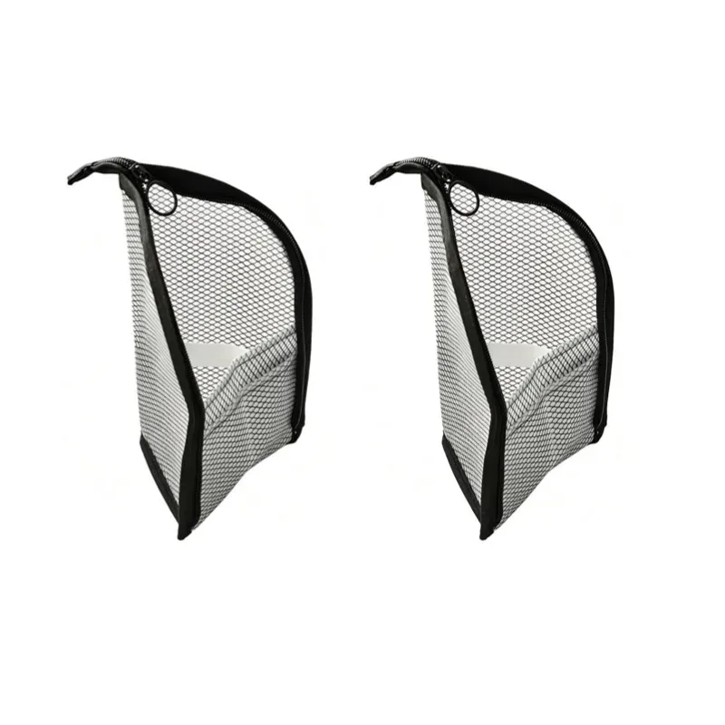 trousse de toilette en maille pour femme, organisateur de maquillage portable, étui de voyage étanche pour brosse à dents, pochette de beauté
