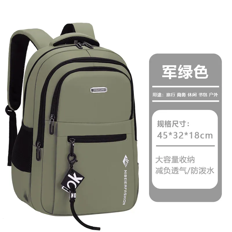 sacs d'école adolescents garçons lycée livre sac cartable voyage sac à dos grand étudiant sac à dos école sac à dos pour ordinateur portable