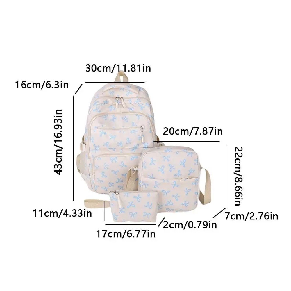 sac à dos pour fille sac à dos mignon arc sacs de voyage complets sac à dos léger sacs de classe pour fille lycéens sac d'école