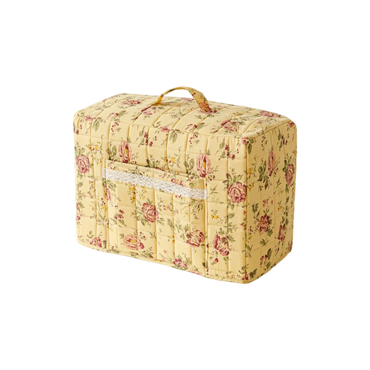 sac de couture multifonctionnel à motif floral, grande capacité, pour femmes, organiseur de mode, sacs à main portables pour dames, étuis à maquillage