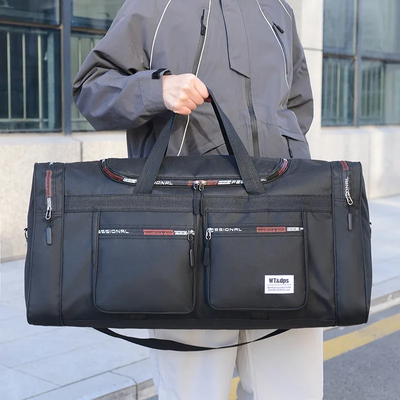 sac de rangement à bandoulière pour hommes, sac de voyage de très grande capacité