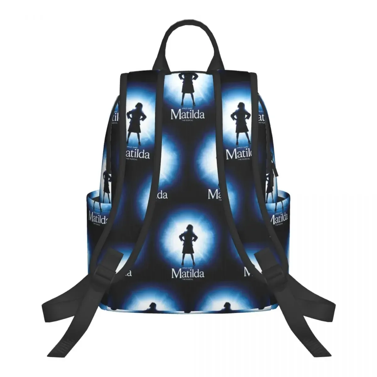 roald dahl matilda the musical sac à dos pour étudiants, sac d'école pour enfants, sacs à bandoulière pour ordinateur portable, garçons et filles