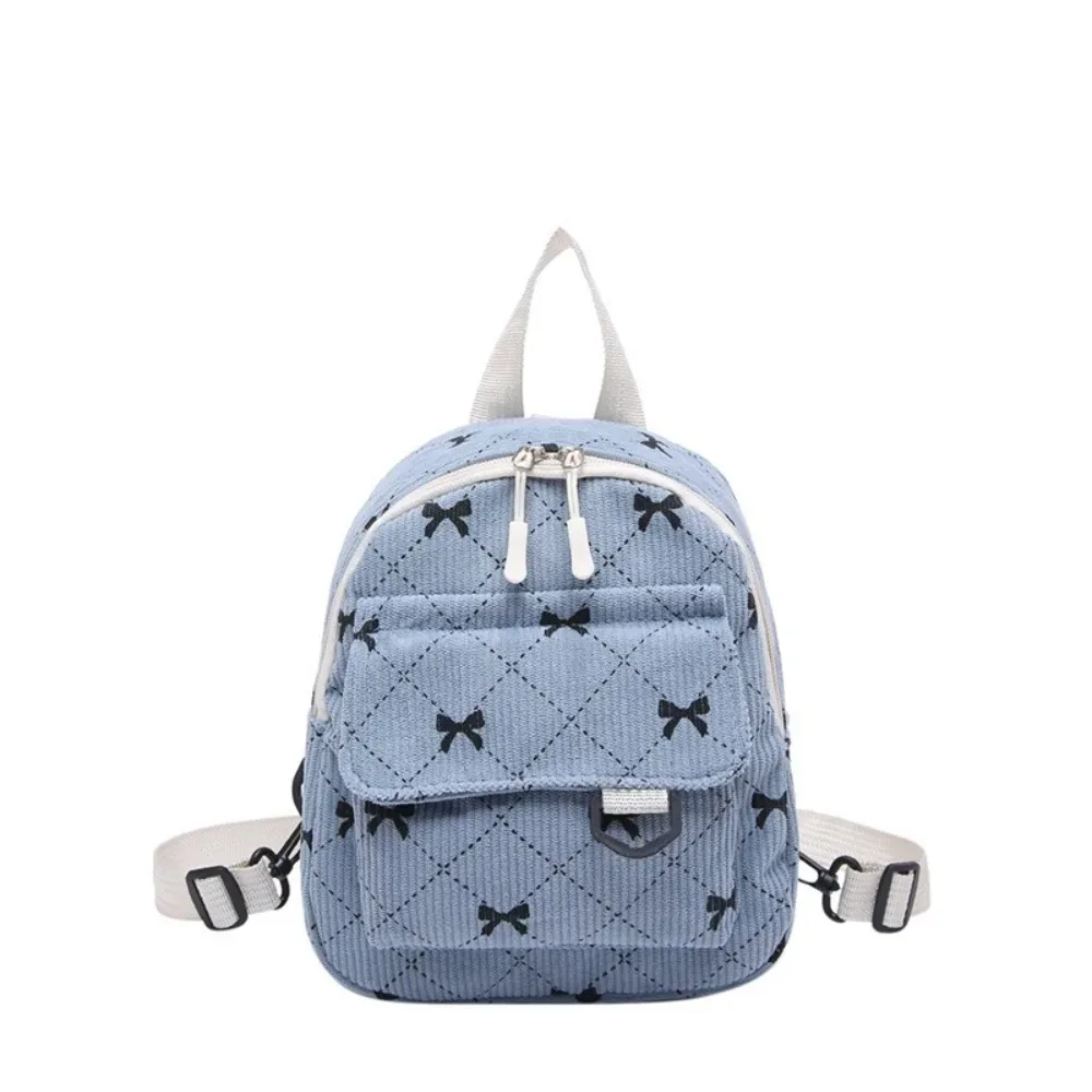 mini sac à dos doux fille nœud papillon imprimé sac à bandoulière voyage sac de rangement cosmétique version coréenne ins bookbags sac à dos décontracté