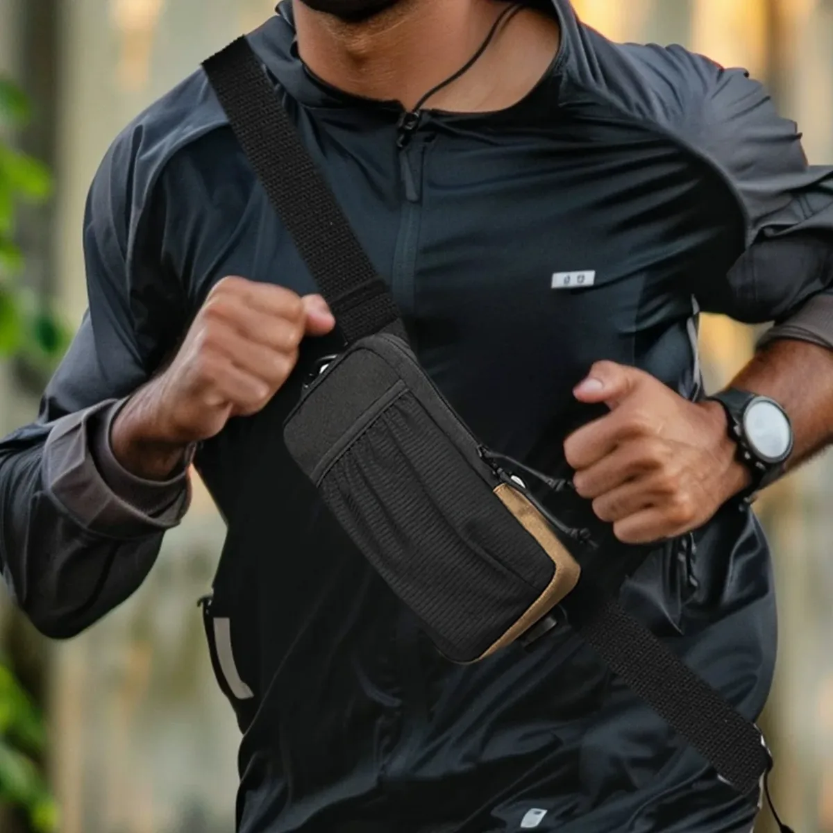 sac à bandoulière tactique pour camping en plein air, randonnée, multifonctionnel, étanche, petit sac pour téléphone portable, accessoires de sac à dos