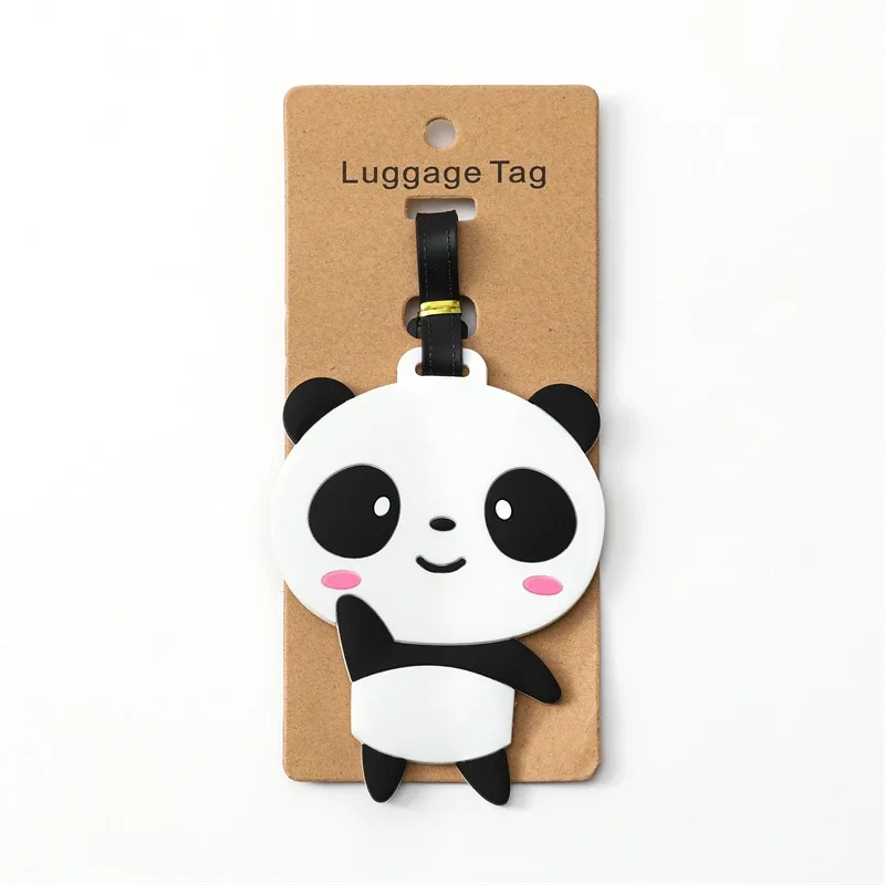 accessoires de voyage : étiquette de bagage créative corgi & chat, style mode, étiquettes de voyage portables et anti-perte pour valise