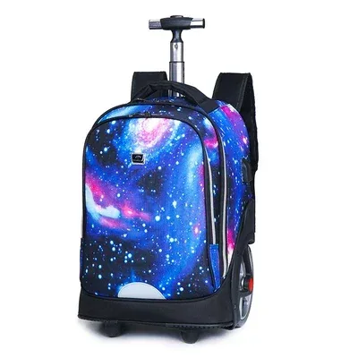 sacs à dos à roulettes pour adolescents, sacs à dos scolaires à roulettes pour filles, sacs à dos à port de charge usb, bagages à roulettes