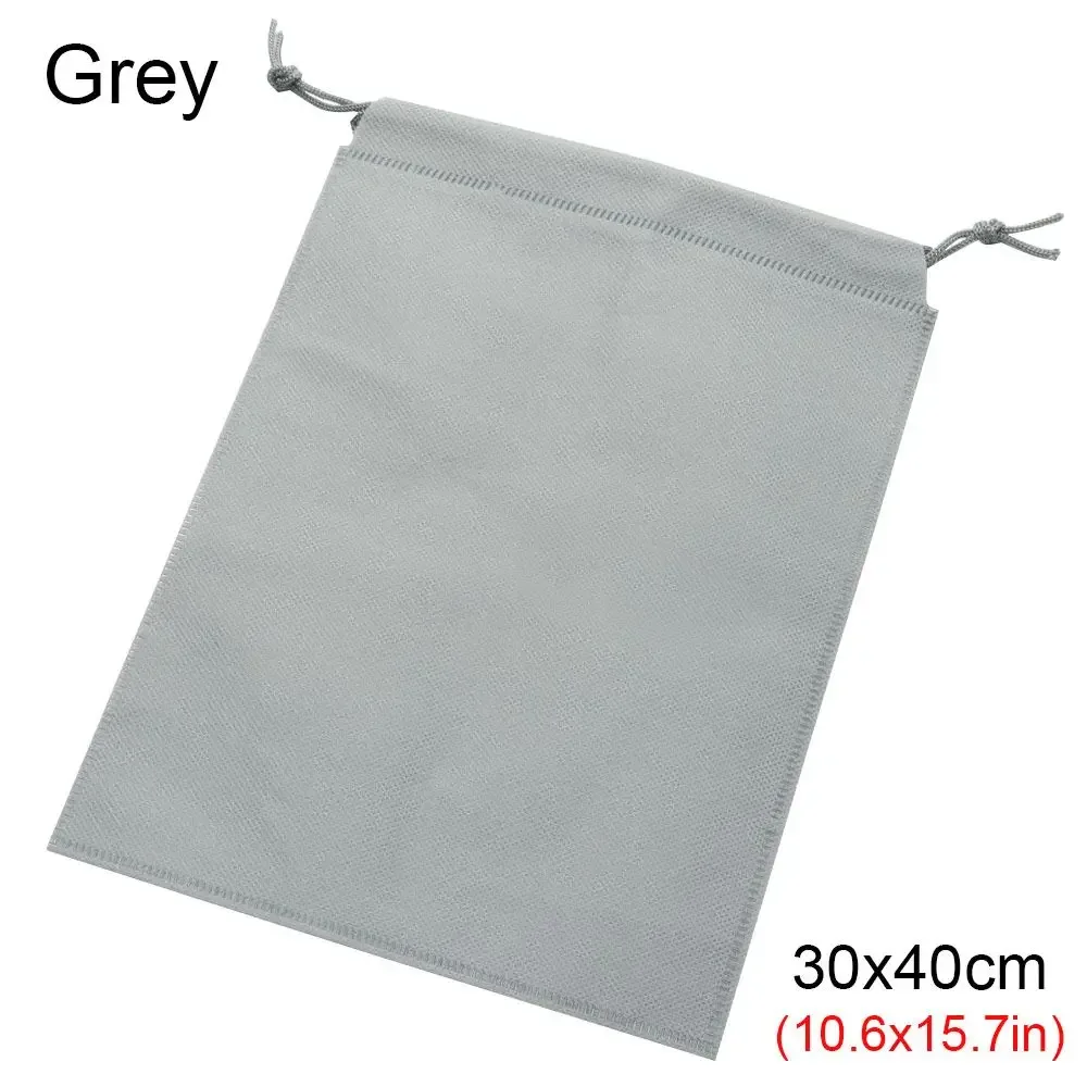 sac de rangement anti-poussière avec cordon de serrage pour voyage, sacs à cordon pour chaussures, non-tissé