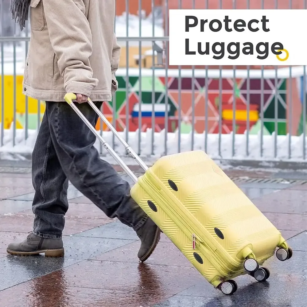 sacs accessoires bagages en plastique pieds tampons noir avec vis support inférieur de bagages support de valise pieds toutes les valises