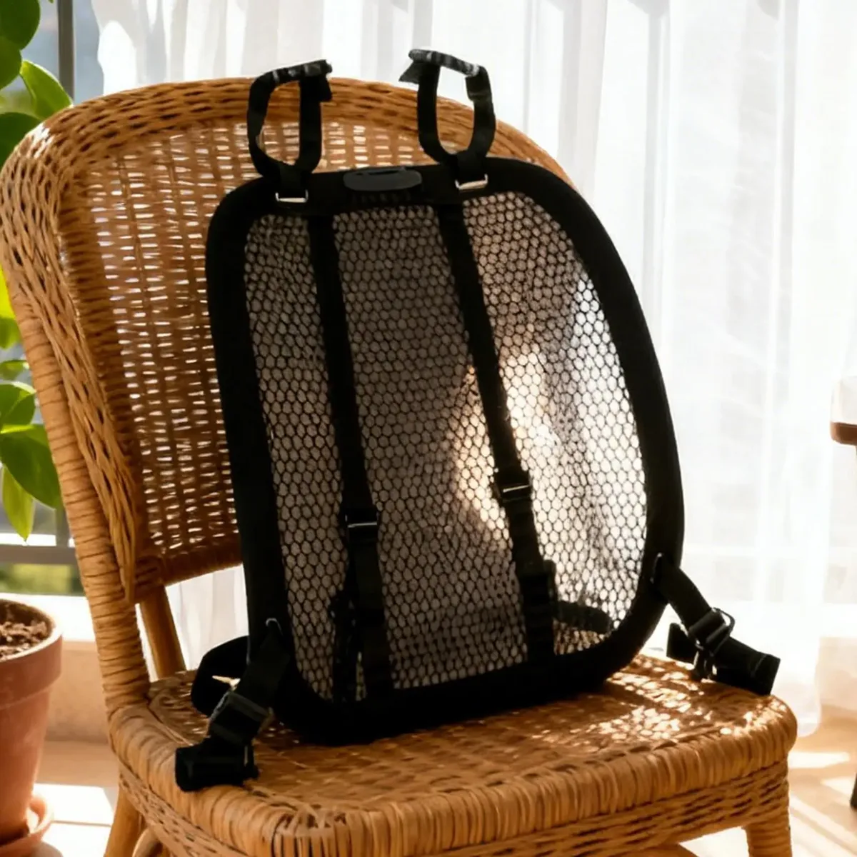 cadre d'entretoise respirant et réglable en maille universelle pour sac à dos, pour la circulation en extérieur, le cyclisme et la randonnée